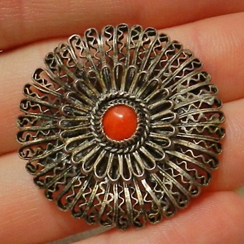 Circa 1890's Holland Peasant Brooch - Thanks Agram!