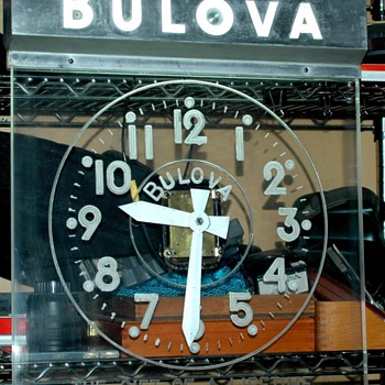 Bulova Advertising Clock - Mid Century Modern