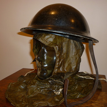 Allied Anti-gas hood. 1943 - Military and Wartime