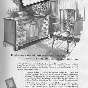 1953 - Stickley Furniture Advertisements