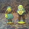 Old Couple Figurines
