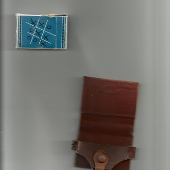 Midget Cards in a leather case - Cards