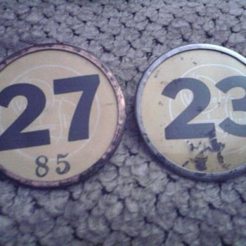 Whitehead And Hoag Number Badge - Advertising