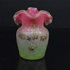 Vaseline peachblow enameled jug