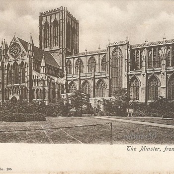 YORK. THE MINSTER FROM SOUTH. c.1900. - Postcards