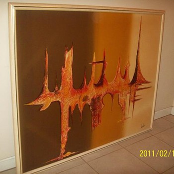 Retro - Large  - Carlo of Hollywood  - Abstract