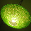 50's Flying Saucer Spaghetti Light/Lamp LIME GREEN