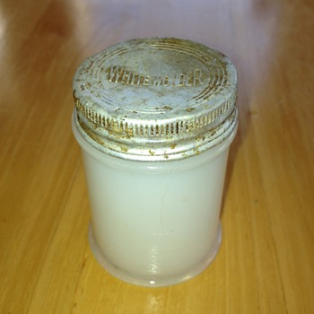 WhiteWonder  (white milk glass) Bottle