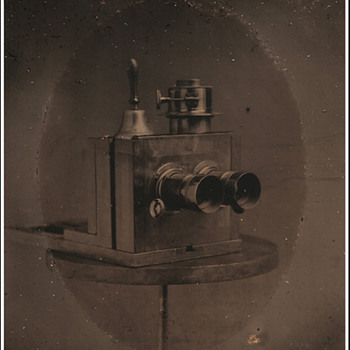 Tintype of Stereo Camera