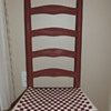 English Ladder back Restored with Shaker Tape and Milk Paint