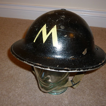 British WW11 Messenger steel helmet - Military and Wartime