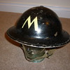 British WW11 Messenger steel helmet