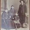 Cabinet card of man with a Banjo c. 1880