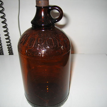 clorox glass bleach bottle - Bottles
