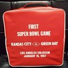 First Superbowl seat cushion