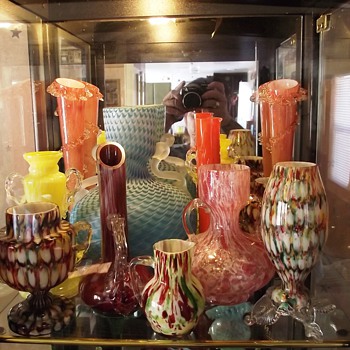Bohemian Glass Display - Art Glass