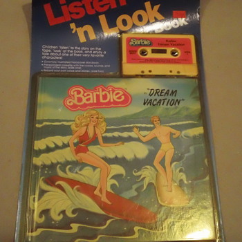 VINTAGE 1984 LISTEN 'N LOOK BARBIE DREAM VACATION SEAL AND MINT - Books