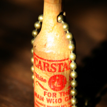 Vintage Carstairs Whiskey Key Chain - Advertising