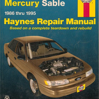 Haynes Repair Manual - Ford Taurus & Mercury Sable