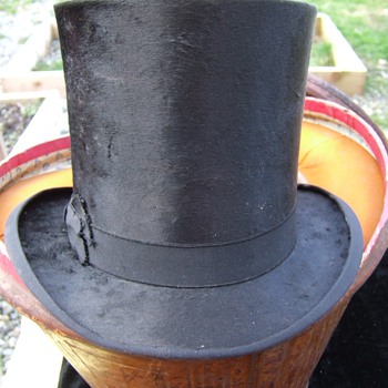 Top Hats in 1867 From Great Grandpa's trunk, Powder river Wyoming