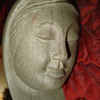 CERAMIC MOTHER AND CHILD FACE