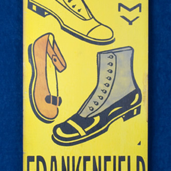 Vintage Small Town Shoe Store Tin Signs