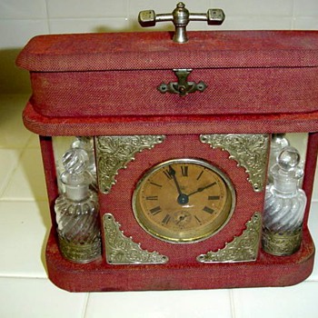 Antique Waterbury Boudior Mantel Clock-Circa 1900 - Clocks