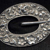 Sterling Silver Hat Buckle Pin