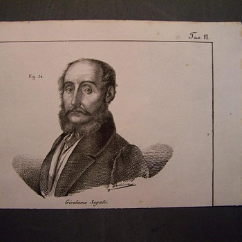 Girolamo Segato (portrait, mid-1800)