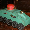 Structo Pressed Steel Tank 1930s. Electric headlight. 