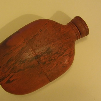 1865 Civil War era Goodyear Flask...Gutta-Percha - Bottles