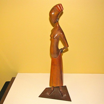 Rare African fruitwood Hagenauer sculpture - Art Deco
