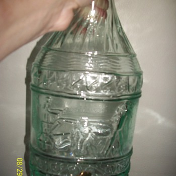 Glass Wine Bottle With Spigot Made In Italy - Bottles