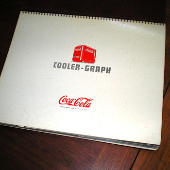 1940 Coca-Cola Cooler-Graph Binder Book