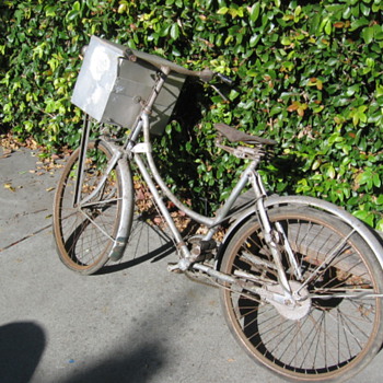 Rare Bicycle N.K Works White Indian North Korea ? - Outdoor Sports