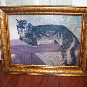 "SUMMER CAT" by Theophile Steinlen, lithograph - Animals