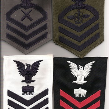 Navy rating Badges and Hash Marks/Service Stripes