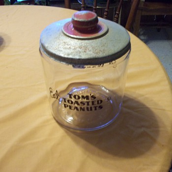 Tom's Peanut Jar, Lance Jar, and 6 Christofle Knife Rests - Kitchen