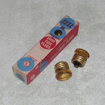 Zell Glass Fuse Plugs - Advertising
