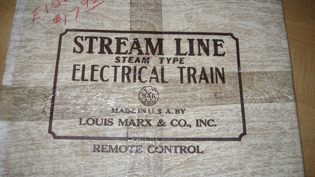 HELP!! louis marx stream line steam type electrical train # 52212 | Collectors Weekly