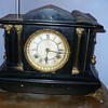 Real Old  Mantle Clock Was being thrown at the dump!!!wow cool rough shape clock doesnt work though