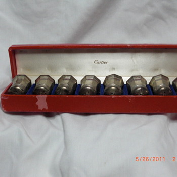 Cartier Sterling Silver Shakers