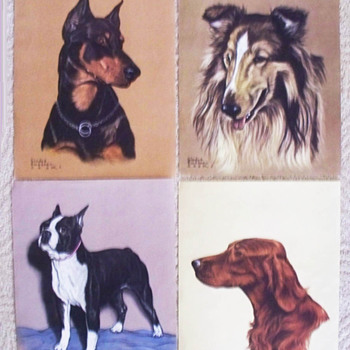 Dog Lithos Gladys Emerson Cook   1947