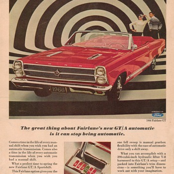 1966 Ford Fairlane Advertisement