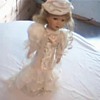 Collectible Doll Lace Wedding Dress.