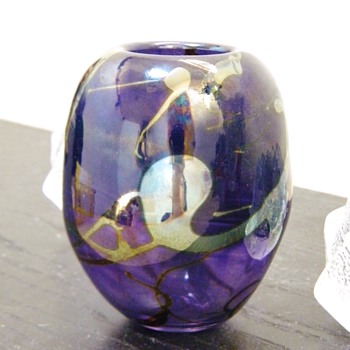 Gorgeous Julia Donnelly Vase From BELLIN68 What a GIFT!!!!  XOXOXO - Art Glass