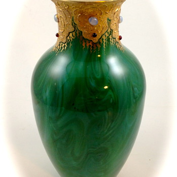 Loetz Marmoriertes (Malachit), ca. 1890 - Art Glass