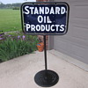 Standard Oil Porcelain Sign Pedestal Base