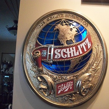 Beer signs - Schlitz - Breweriana