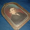 Old Vintage Photo in frame with Domed Glass